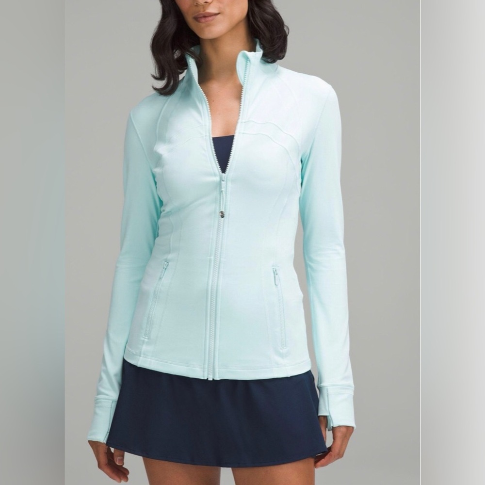 Rare Lululemon Define Jacket Light Aqua Zip-Up